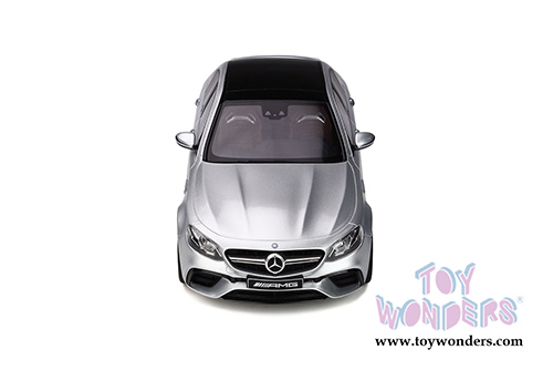 GT Spirit - Mercedes-Benz Amg E 63 S (2017, 1/18 scale resin model car, Iridium Silver/Black) GT230