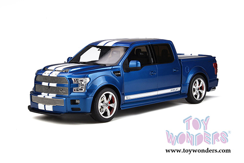 GT Spirit - Ford Shelby F-150 Super Snake Pickup Truck with Bed Cover (1/18 scale resin model car, Blue) GT262