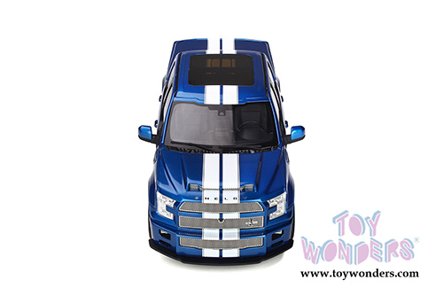 GT Spirit - Ford Shelby F-150 Super Snake Pickup Truck with Bed Cover (1/18 scale resin model car, Blue) GT262