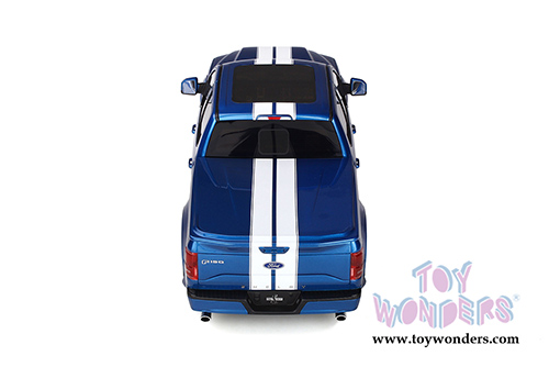 GT Spirit - Ford Shelby F-150 Super Snake Pickup Truck with Bed Cover (1/18 scale resin model car, Blue) GT262