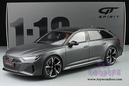 GT Spirit - Audi RS6 Avant C8 Hardtop (2020, 1/18 scale resin model car, Matte Daytona Gray) GT289