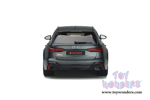 GT Spirit - Audi RS6 Avant C8 Hardtop (2020, 1/18 scale resin model car, Matte Daytona Gray) GT289