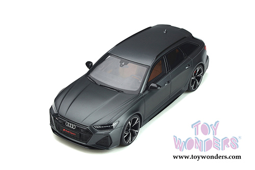 GT Spirit - Audi RS6 Avant C8 Hardtop (2020, 1/18 scale resin model car, Matte Daytona Gray) GT289
