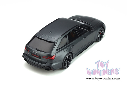GT Spirit - Audi RS6 Avant C8 Hardtop (2020, 1/18 scale resin model car, Matte Daytona Gray) GT289