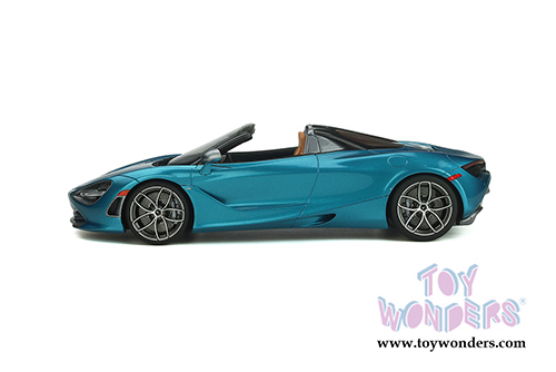 GT Spirit - McLaren 720S Spider open Convertible (2018, 1/18 scale resin model car, Belize Blue) GT304