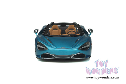 GT Spirit - McLaren 720S Spider open Convertible (2018, 1/18 scale resin model car, Belize Blue) GT304