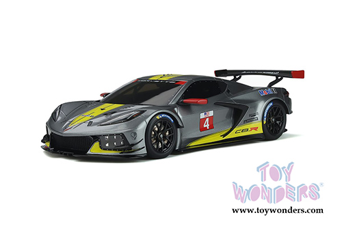 GT Spirit - Chevrolet&reg; Corvette&reg; C8.R #4 Hardtop (2020, 1/18 scale resin model car, Gray/Yellow) GT307