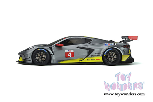 GT Spirit - Chevrolet&reg; Corvette&reg; C8.R #4 Hardtop (2020, 1/18 scale resin model car, Gray/Yellow) GT307