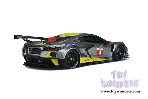 GT Spirit - Chevrolet&reg; Corvette&reg; C8.R #4 Hardtop (2020, 1/18 scale resin model car, Gray/Yellow) GT307