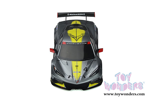 GT Spirit - Chevrolet&reg; Corvette&reg; C8.R #4 Hardtop (2020, 1/18 scale resin model car, Gray/Yellow) GT307