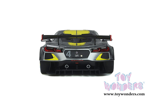 GT Spirit - Chevrolet&reg; Corvette&reg; C8.R #4 Hardtop (2020, 1/18 scale resin model car, Gray/Yellow) GT307
