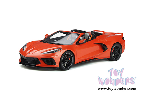GT Spirit - Chevrolet&reg; Corvette&reg; C8 Cabriolet Hardtop (2020, 1/18 scale resin model car, Sebring Orange) GT309
