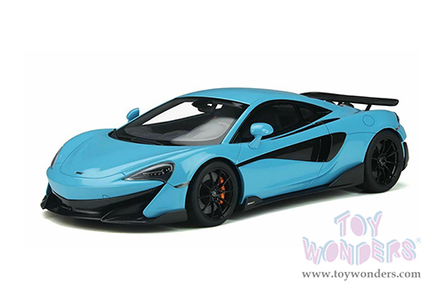 GT Spirit - McLaren 600 LT Hardtop (2018, 1/18 scale resin model car, Curacao Blue) GT310