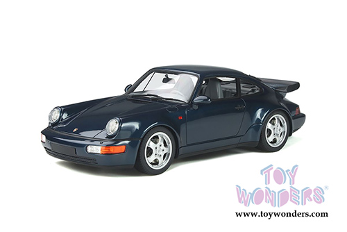 GT Spirit - Porsche 911 (964) Turbo 3.3 Hardtop (1991, 1/18 scale resin model car, Amazon Green) GT315