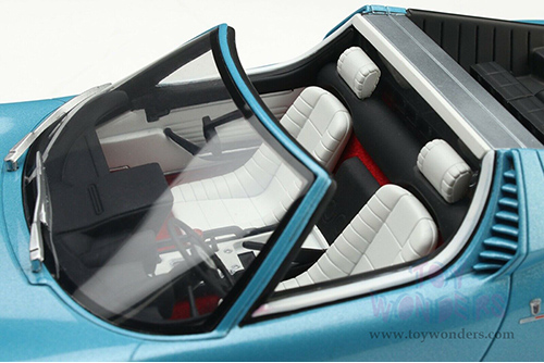 GT Spirit - Lamborghini Miura P400 Roadster (1968, 1/18 scale resin model car, Blue) GT324