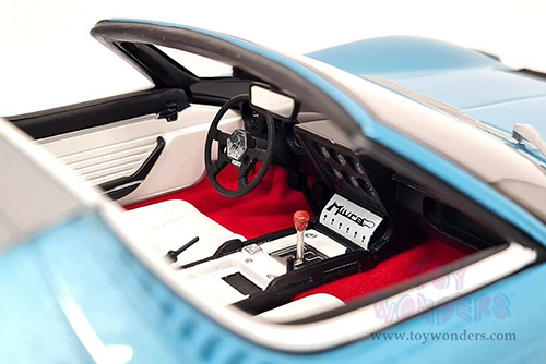 GT Spirit - Lamborghini Miura P400 Roadster (1968, 1/18 scale resin model car, Blue) GT324