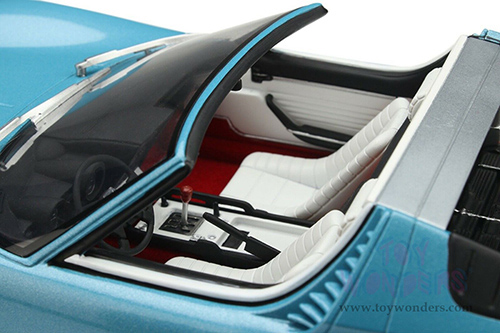 GT Spirit - Lamborghini Miura P400 Roadster (1968, 1/18 scale resin model car, Blue) GT324