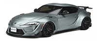 GT Spirit - Toyota Supra GR by Prior Design (2019, 1/18 scale resin model car, Phantom Matte Gray) GT343 