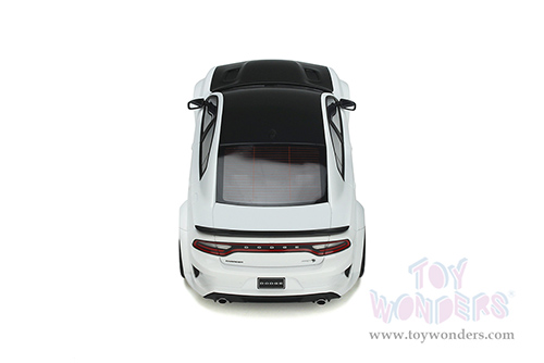 GT Spirit - Dodge Charger SRT Hellcat Redeye Hardtop (2021, 1/18 scale resin model car, White Knuckle/Matte Black) GT357