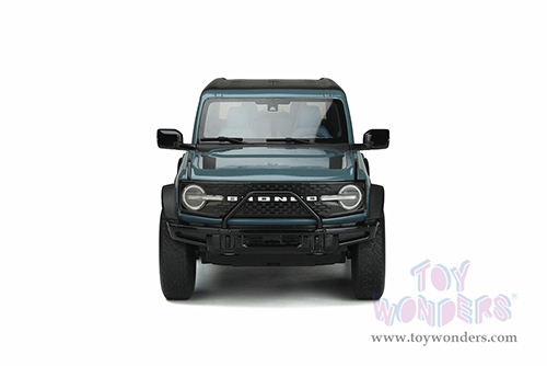 GT Spirit - Ford Bronco First Edition 2 Doors (2021, 1/18 scale resin model car, Area 51 Blue/Black Top) GT359
