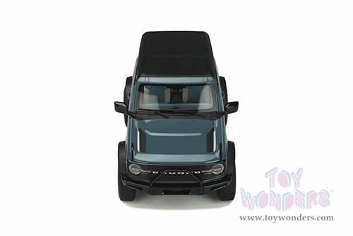 GT Spirit - Ford Bronco First Edition 2 Doors (2021, 1/18 scale resin model car, Area 51 Blue/Black Top) GT359