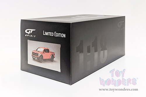 GT Spirit - Ford F150 Raptor Pickup Truck (2022, 1/18 scale resin model car, Code Orange) GT377