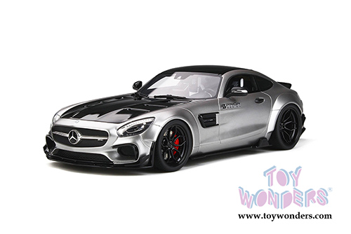 GT Spirit - Mercedes-Benz AMG GT Modified By Prior Design (2015, 1/18 scale resin model car, Satin Silver) GT723