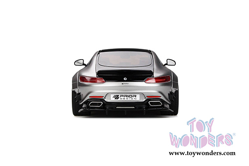 GT Spirit - Mercedes-Benz AMG GT Modified By Prior Design (2015, 1/18 scale resin model car, Satin Silver) GT723