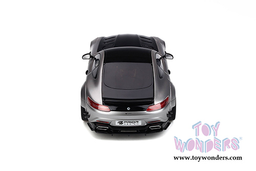 GT Spirit - Mercedes-Benz AMG GT Modified By Prior Design (2015, 1/18 scale resin model car, Satin Silver) GT723