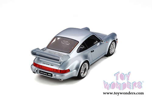 GT Spirit - Porsche 911 Carrera RS 3.8 Hardtop (1993, 1/18 scale resin model car, Polar Silver) GT735