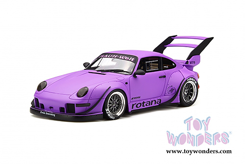 GT Spirit - Porsche 993 RWB Rotana Hardtop (2010, 1/18 scale resin model car, Matte Purple) GT737