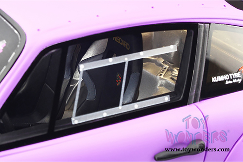 GT Spirit - Porsche 993 RWB Rotana Hardtop (2010, 1/18 scale resin model car, Matte Purple) GT737