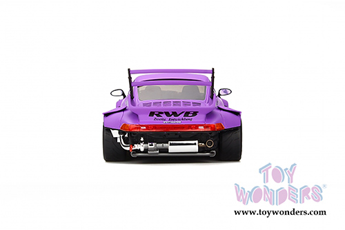 GT Spirit - Porsche 993 RWB Rotana Hardtop (2010, 1/18 scale resin model car, Matte Purple) GT737
