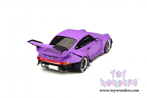 GT Spirit - Porsche 993 RWB Rotana Hardtop (2010, 1/18 scale resin model car, Matte Purple) GT737