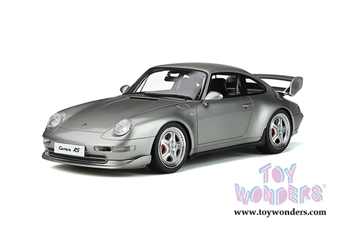GT Spirit - Porsche 911 Carrera RS Club Sport (1995, 1/18 scale resin model car, Arctic Silver) GT739