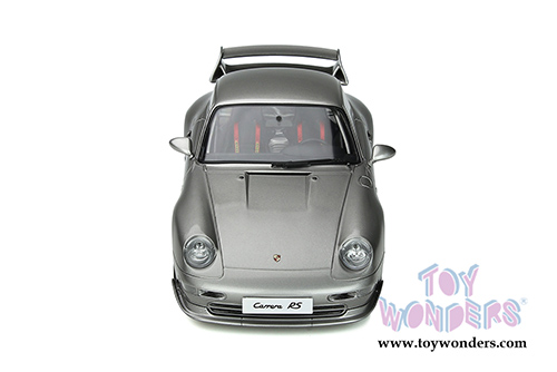 GT Spirit - Porsche 911 Carrera RS Club Sport (1995, 1/18 scale resin model car, Arctic Silver) GT739