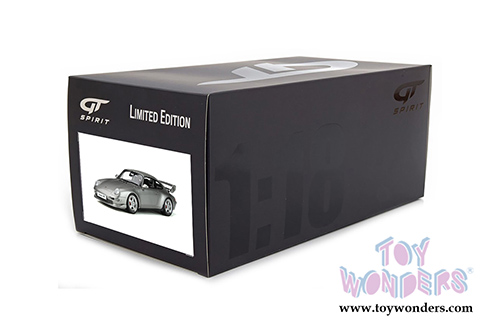 GT Spirit - Porsche 911 Carrera RS Club Sport (1995, 1/18 scale resin model car, Arctic Silver) GT739