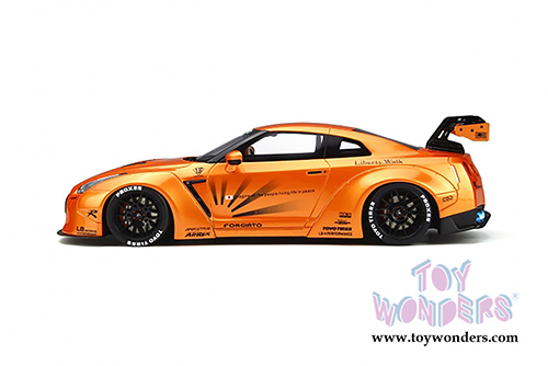 GT Spirit - LB Nissan GTR R35 Hard Top (2015, 1/18 scale resin model car, Orange) GT742