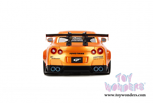 GT Spirit - LB Nissan GTR R35 Hard Top (2015, 1/18 scale resin model car, Orange) GT742