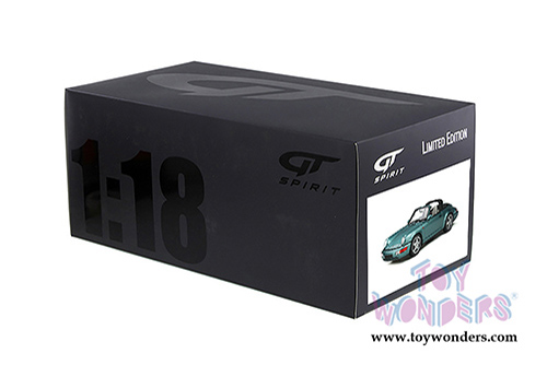 GT Spirit - Porsche 911 (964) Carrera 4 Targa (1991, 1/18 scale resin model car, Turquoise) GT805