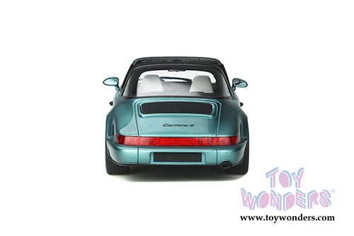 GT Spirit - Porsche 911 (964) Carrera 4 Targa (1991, 1/18 scale resin model car, Turquoise) GT805