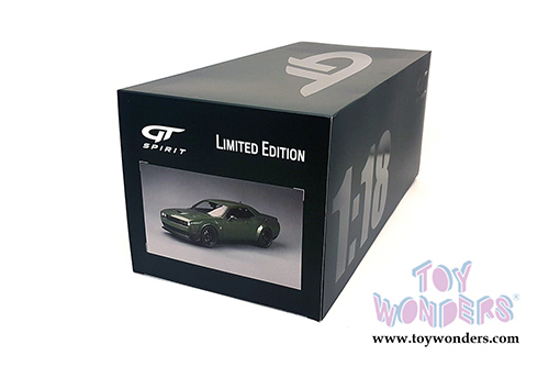 GT Spirit - Dodge Challenger R/T Scat Pack Widebody Hardtop (2019, 1/18 scale resin model car, F8 Green) GT815
