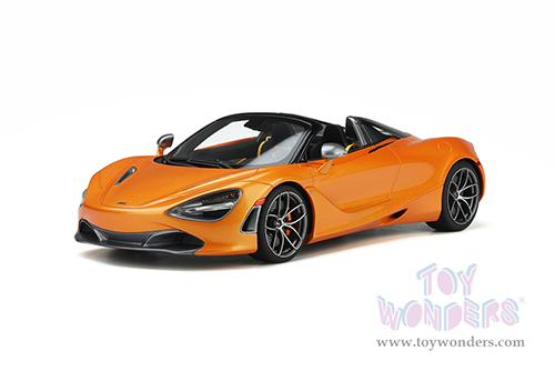 GT Spirit - McLaren 720S Spider open Convertible (2018, 1/18 scale resin model car, Papaya Spark Orange) GT819