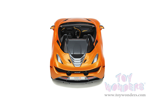 GT Spirit - McLaren 720S Spider open Convertible (2018, 1/18 scale resin model car, Papaya Spark Orange) GT819