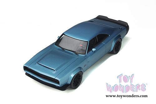 GT Spirit - Dodge Super Charger Concept Hardtop 2018 Sema Show (1968, 1/18 scale resin model car, Blue Poly) GT841