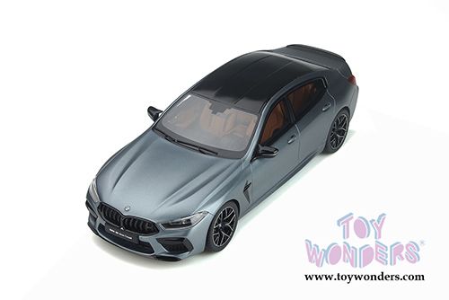 GT Spirit - BMW M8 Gran Coupe Competition Hardtop (2020, 1/18 scale resin model car, Frozen Bluestone Metallic) GT846