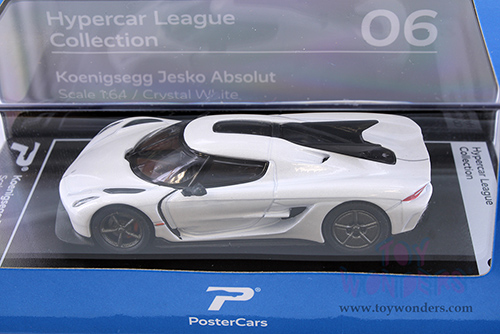 H01-12 Kinsmart PosterCars Hypercar League Collection Diecast Model Car