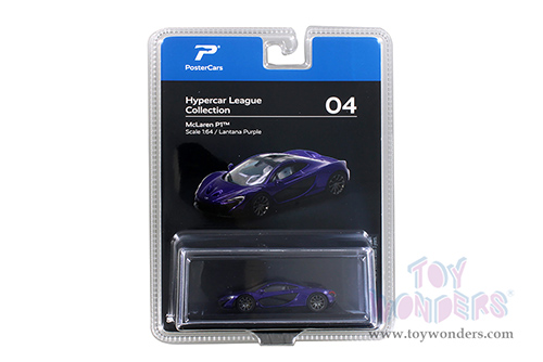 H04B Kinsmart PosterCars Hypercar League McLaren P1 Diecast Model Car