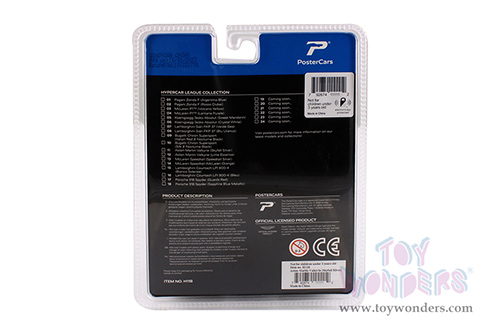 H07B Kinsmart PosterCars Hypercar League Lamborghini Sian FKP 37 Diecast Model Car