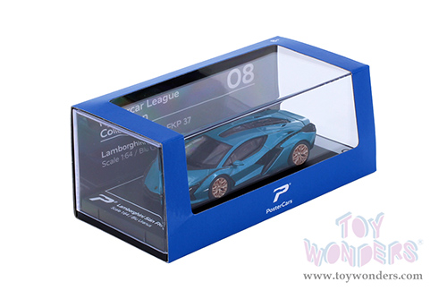 H08 Kinsmart PosterCars Hypercar League Lamborghini Sian FKP 37 Diecast Model Car